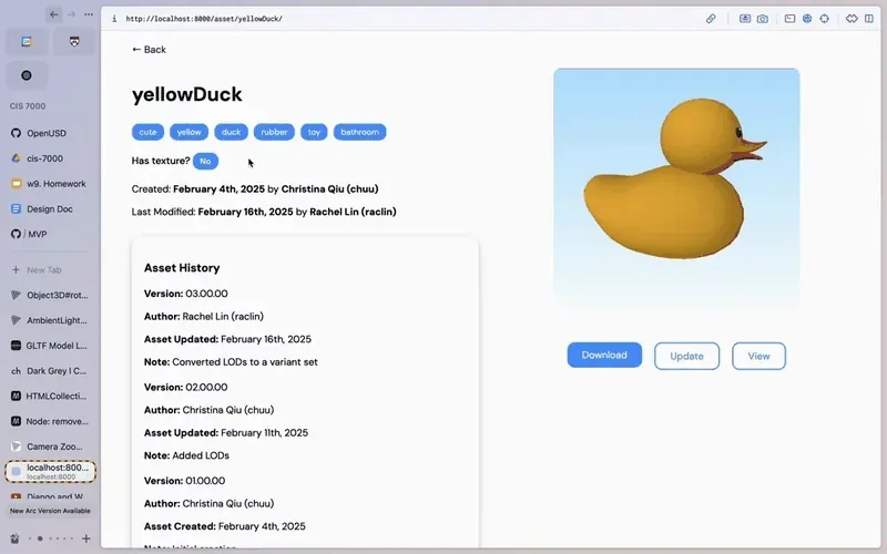 Demo Usd Viewer With Animations
