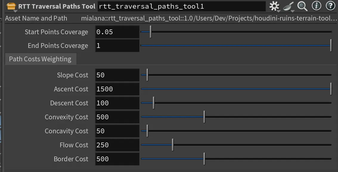 Ropes And Vines Params