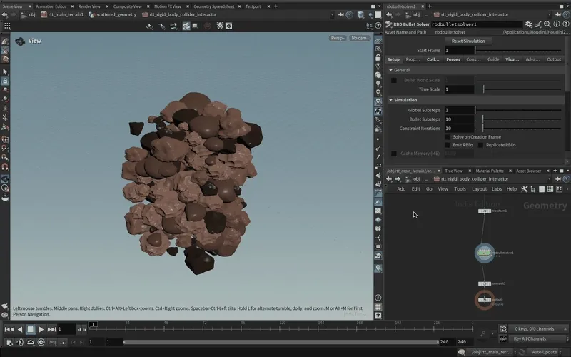 Scattering Piles