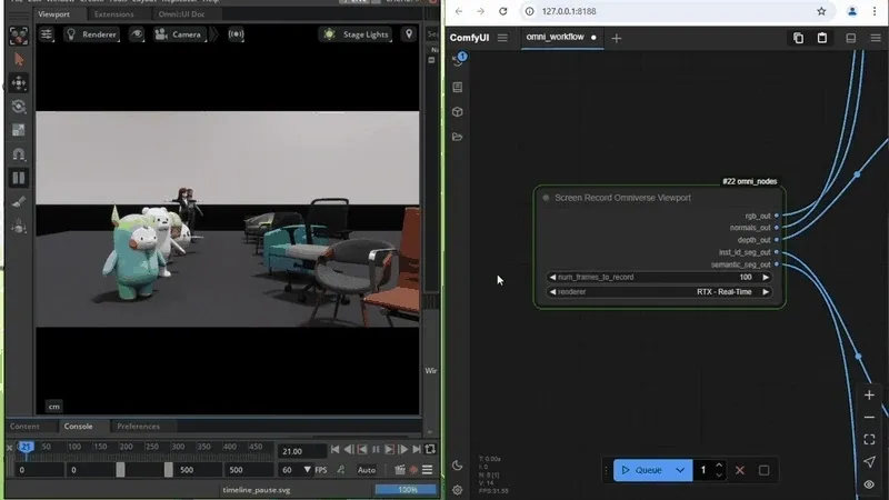 NVIDIA Omniverse ComfyUI Bridge Card Hero Image for 'Python' tag