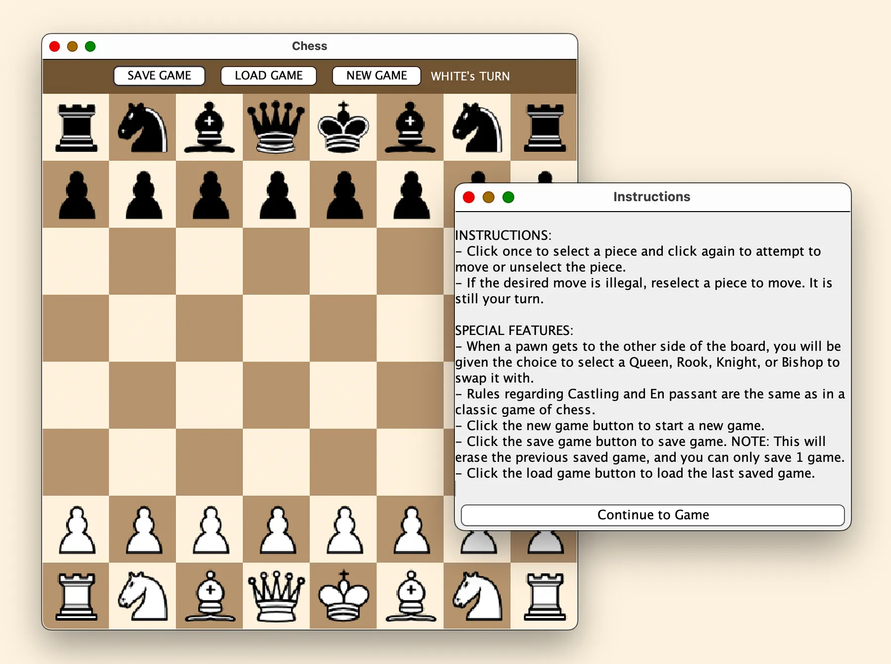 Chess in Java Card Hero Image for 'Turn-based' tag