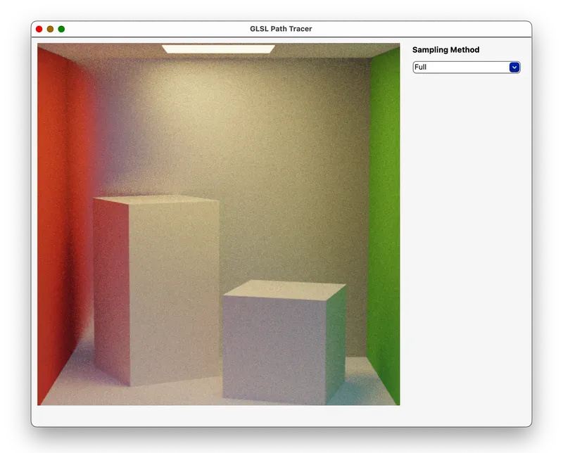Project GLSL Pathtracer Thumbnail